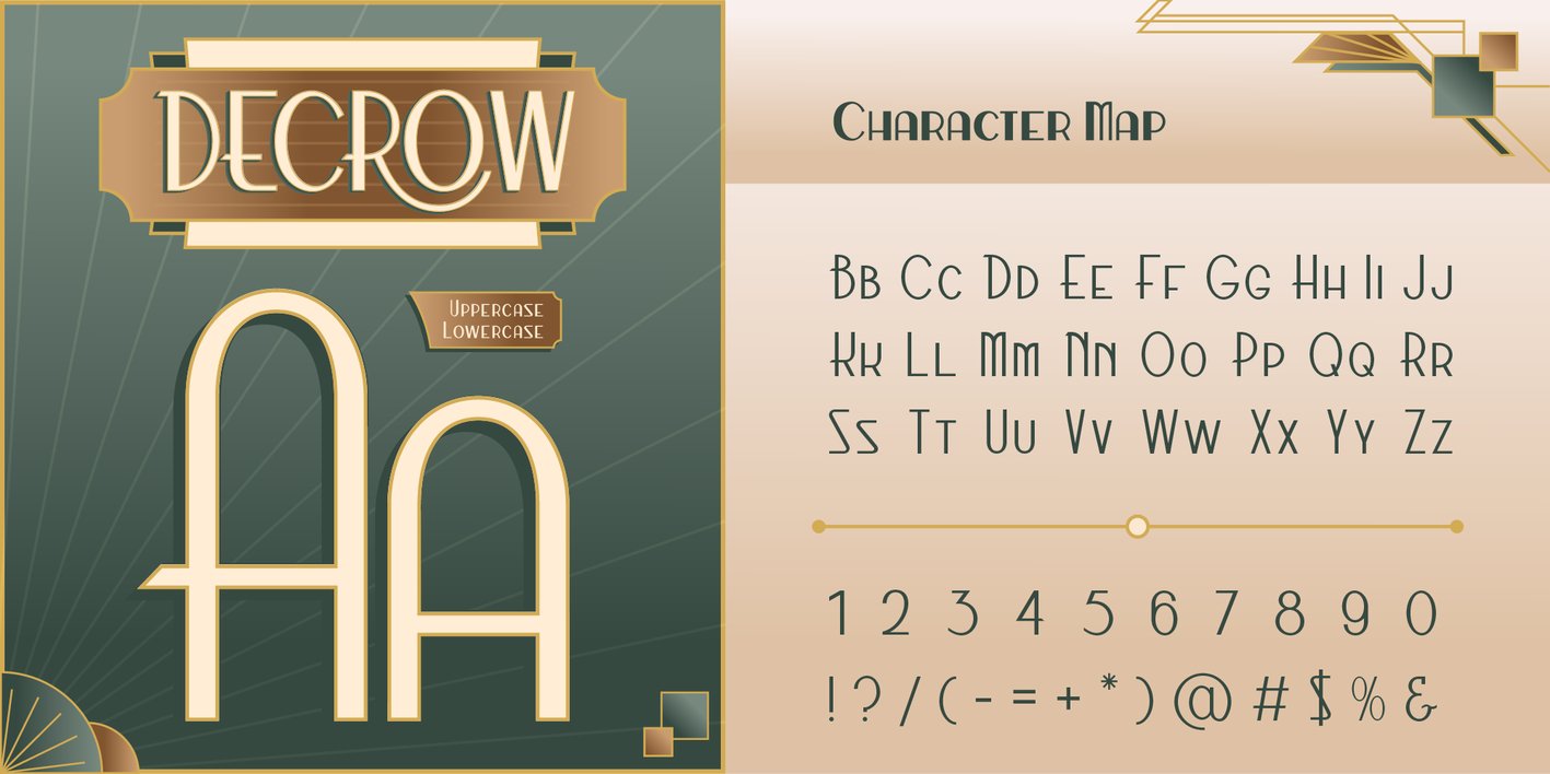 Decrow Font Free Download