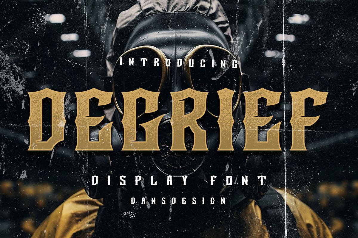 DEGRIEF Vintage Display Font Free Download Free Download