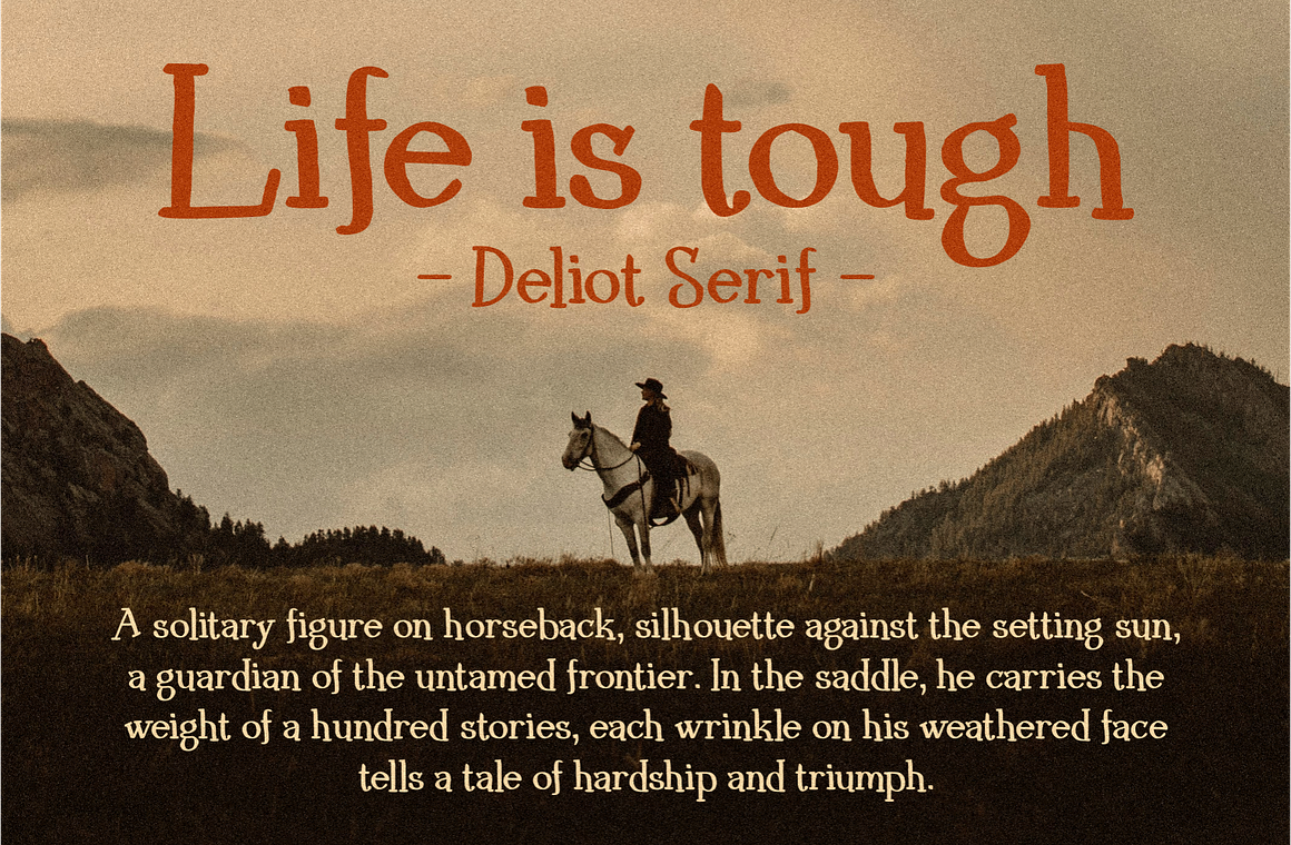 Deliot - A Classic Serif Font Free Download