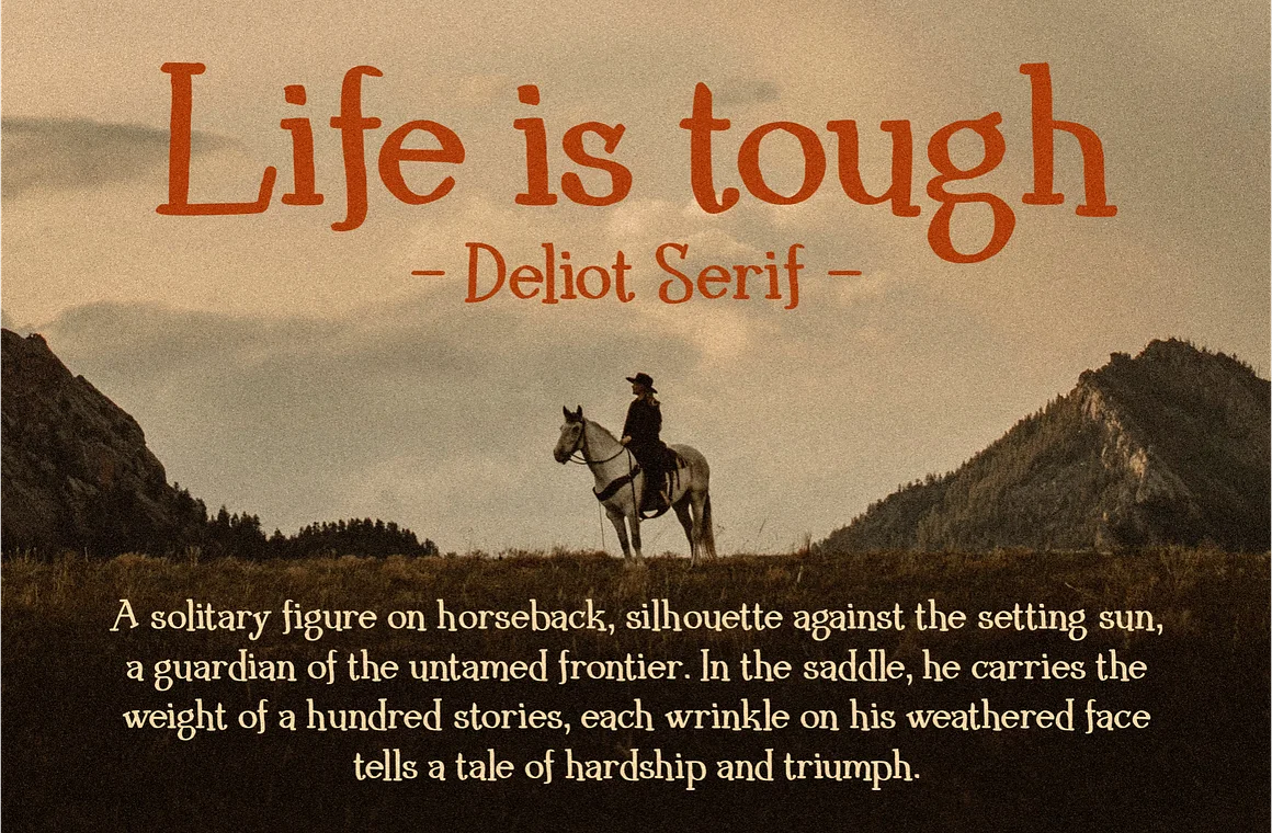 Deliot - A Classic Serif Font