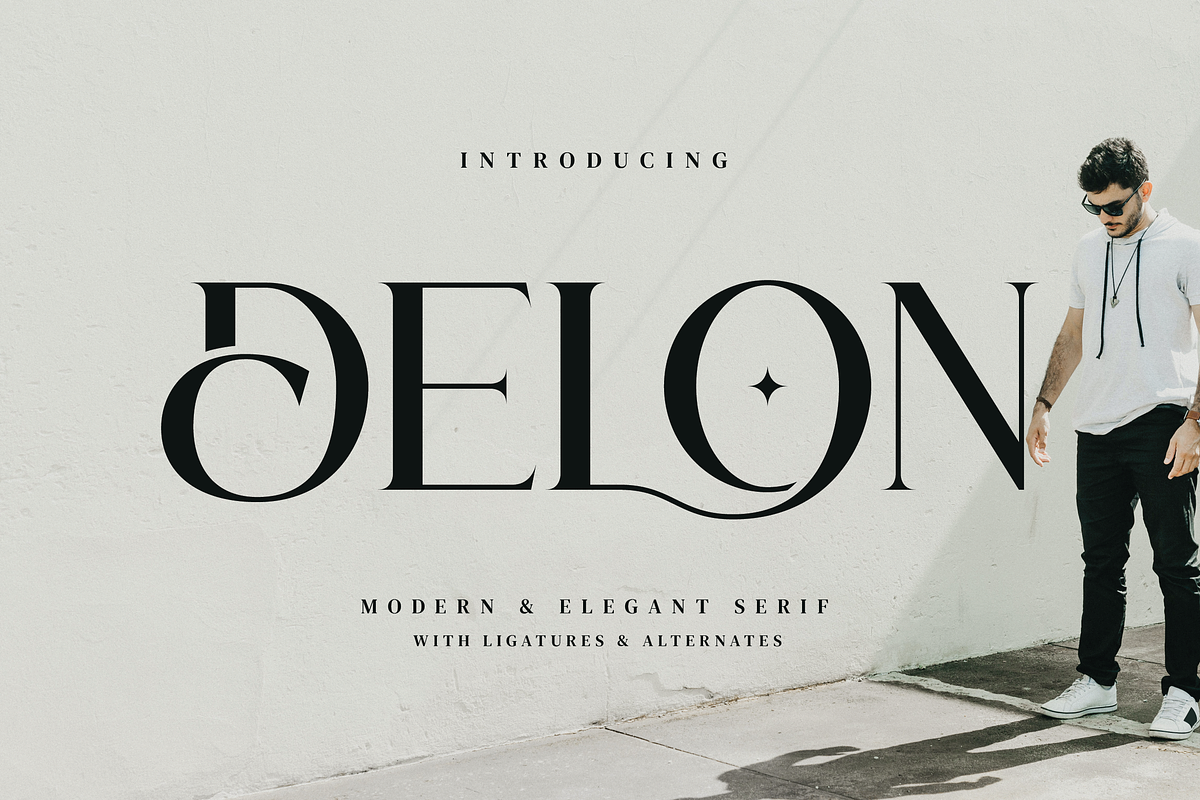 Delon - Stylish Serif Font Free Download Free Download