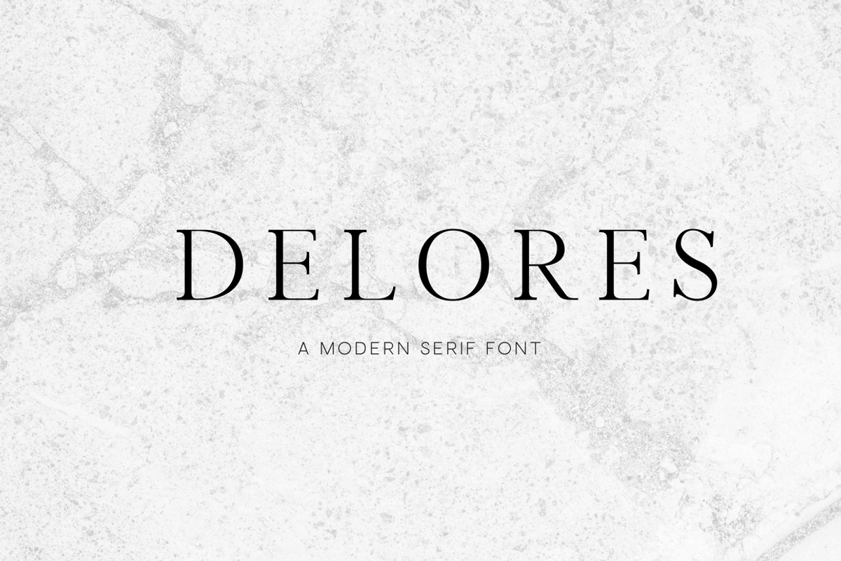 Delores - A Modern Serif Font Free Download Free Download