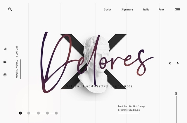 Delores Signature Font Free Download