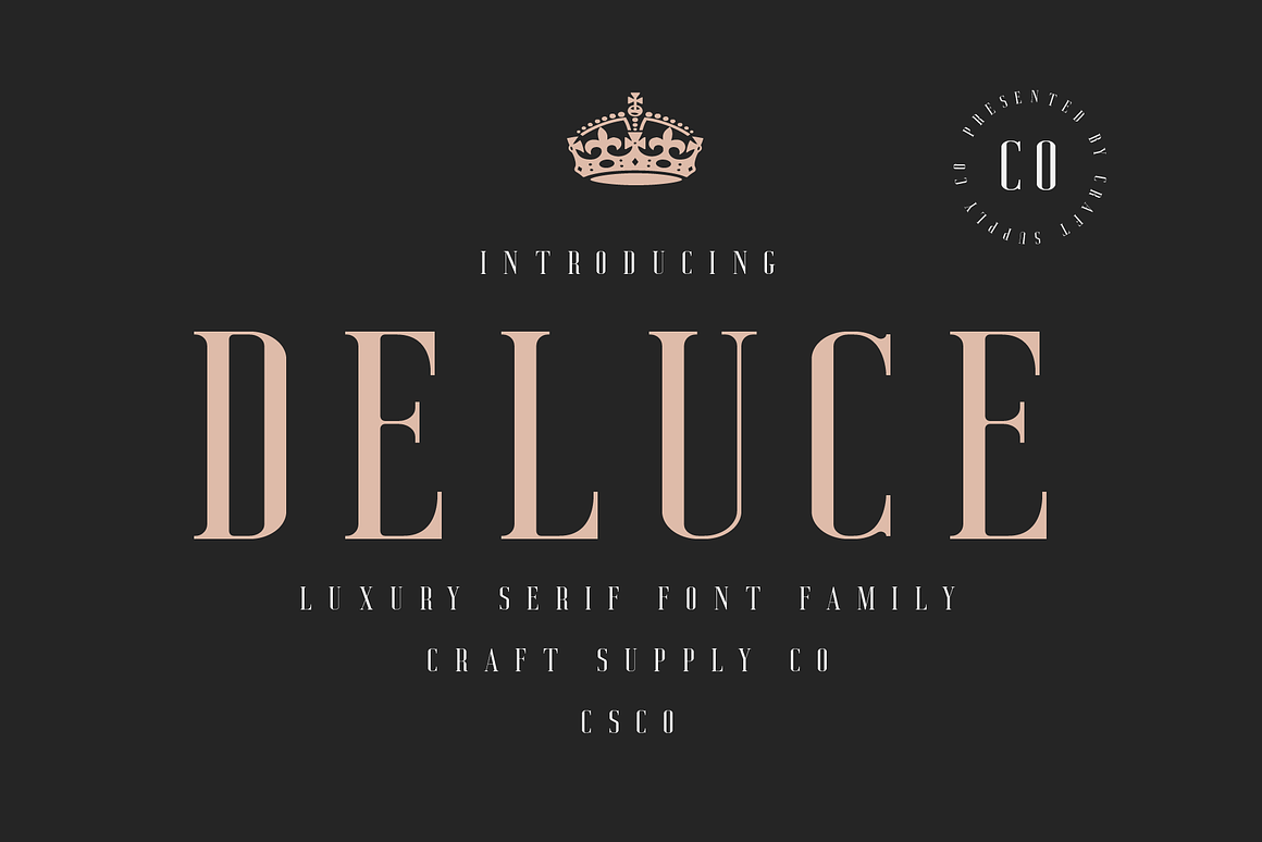 Deluce - Luxury Serif Font Free Download