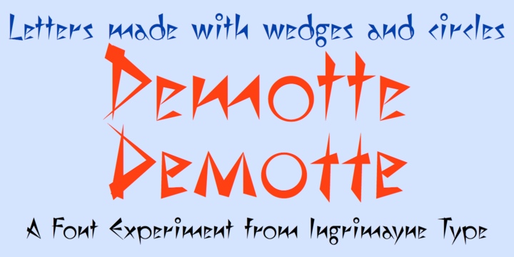 Demotte Font Free Download