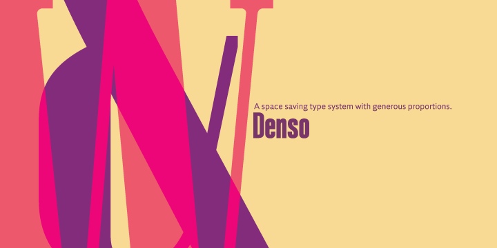 Denso Font Free Download