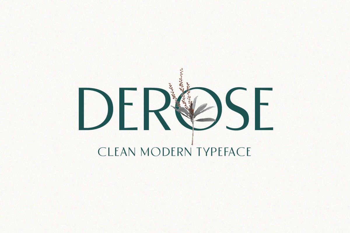 Derose Clean Modern Font Free Download Free Download