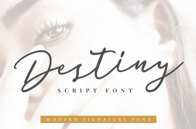 Destiny Signature Font Free Download