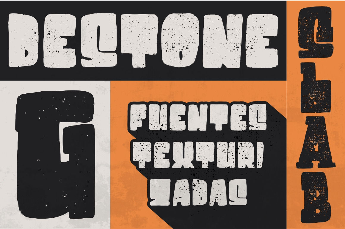 Destone - 2 Styled Font Free Download