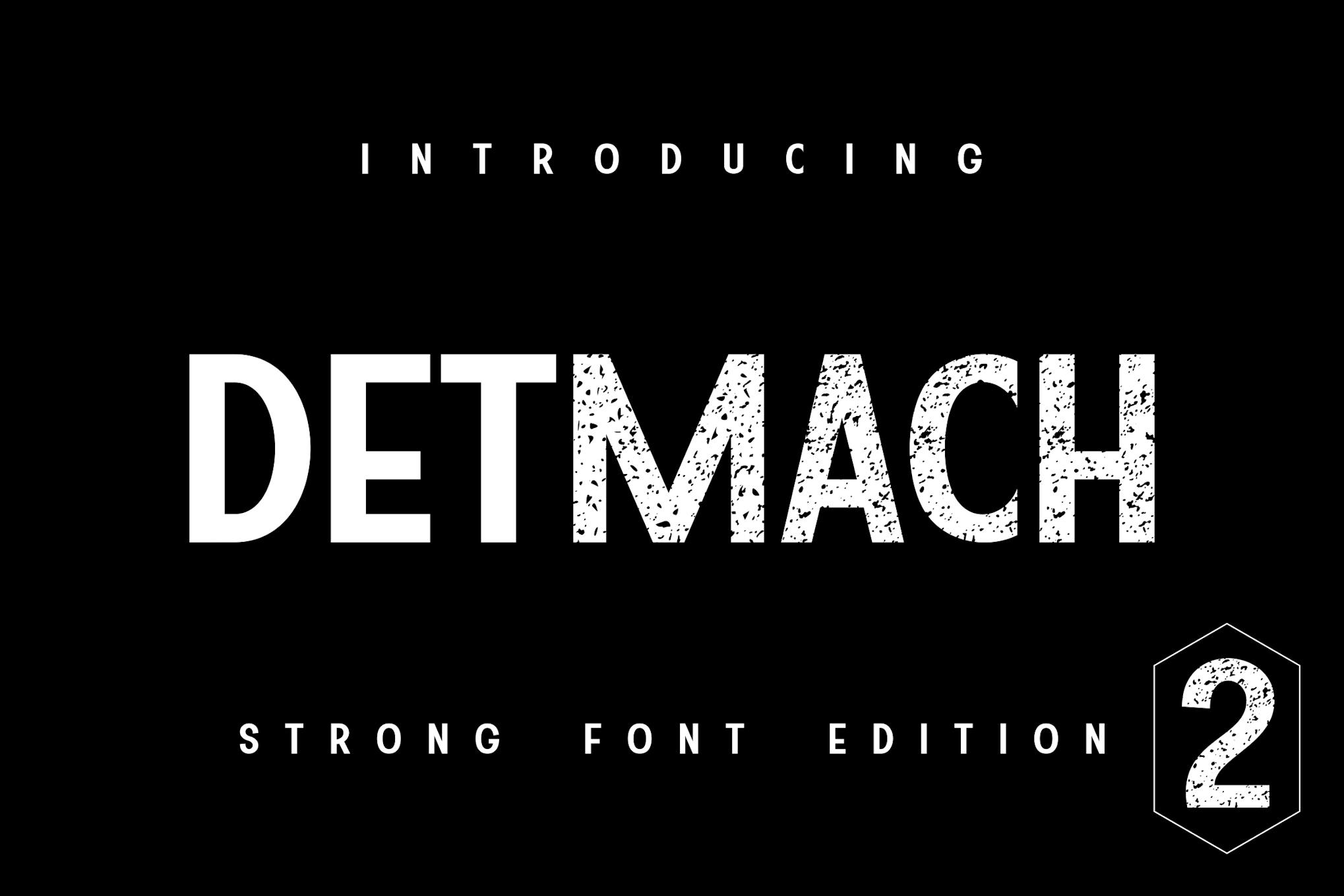 DETMACH Font Duo Free Download