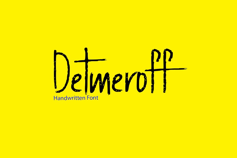 Detmeroff Font Free Download