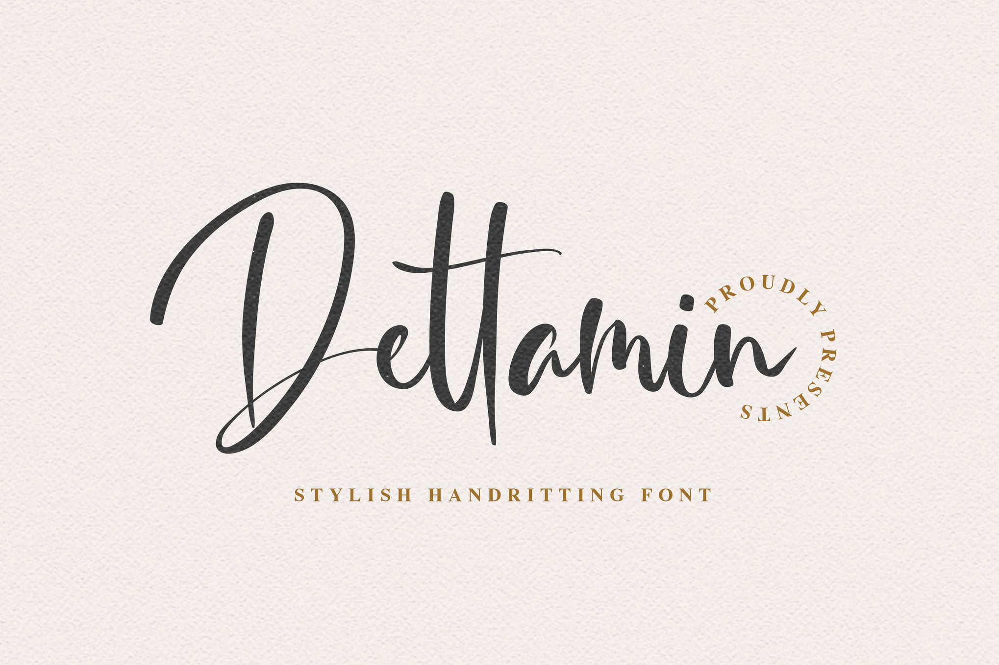 Dettamin - Stylish Handwriting Font Free Download