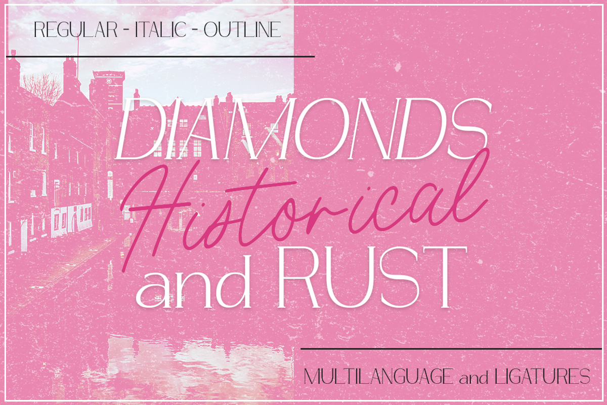 Diamond's and Rust FONT DUO FAMILY Free Download Free Download