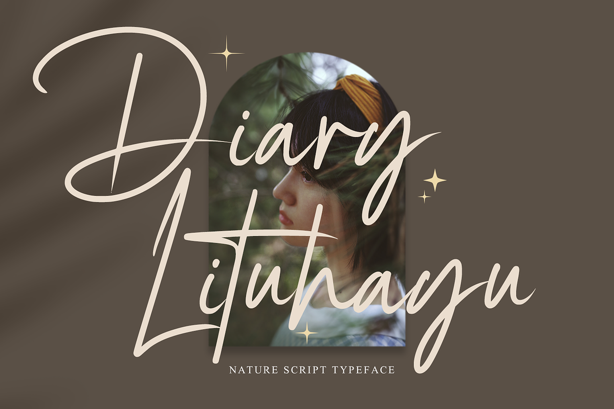 Diary Lituhayu//Nature Script Font Free Download Free Download