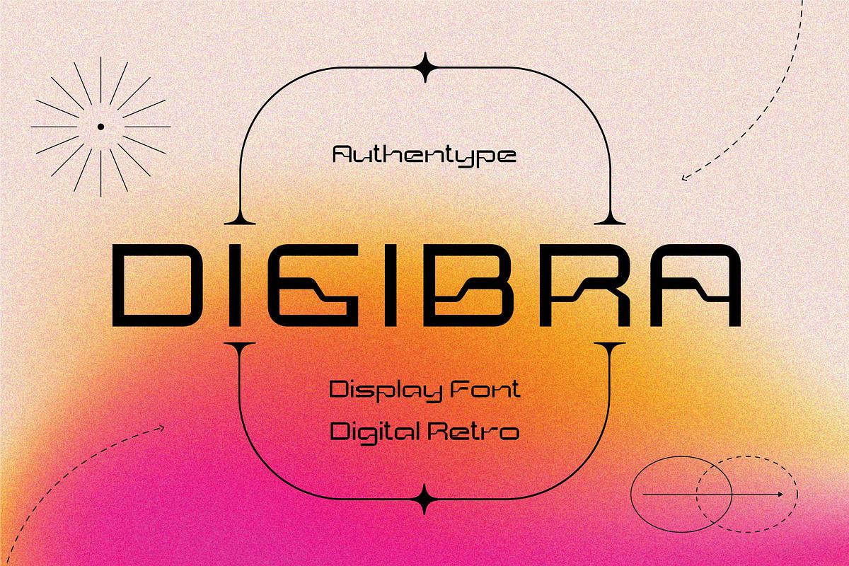 Digibra - Digital Retro Display Font Free Download Free Download