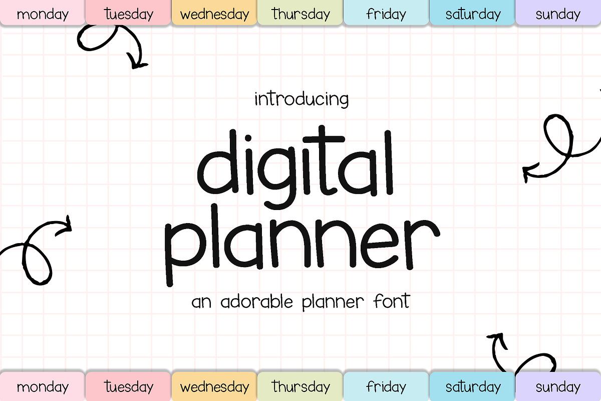 Digital Planner Font Free Download Free Download