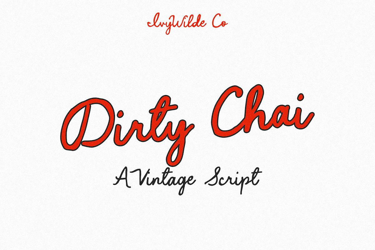 Dirty Chai - A Vintage Script Free Download Free Download