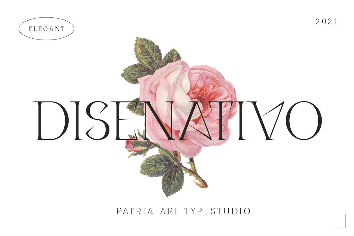 Disenativo - Sharp Display Fonts Free Download Free Download