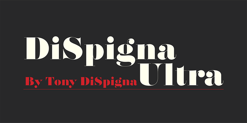 DiSpigna Ultra Font Free Download Free Download