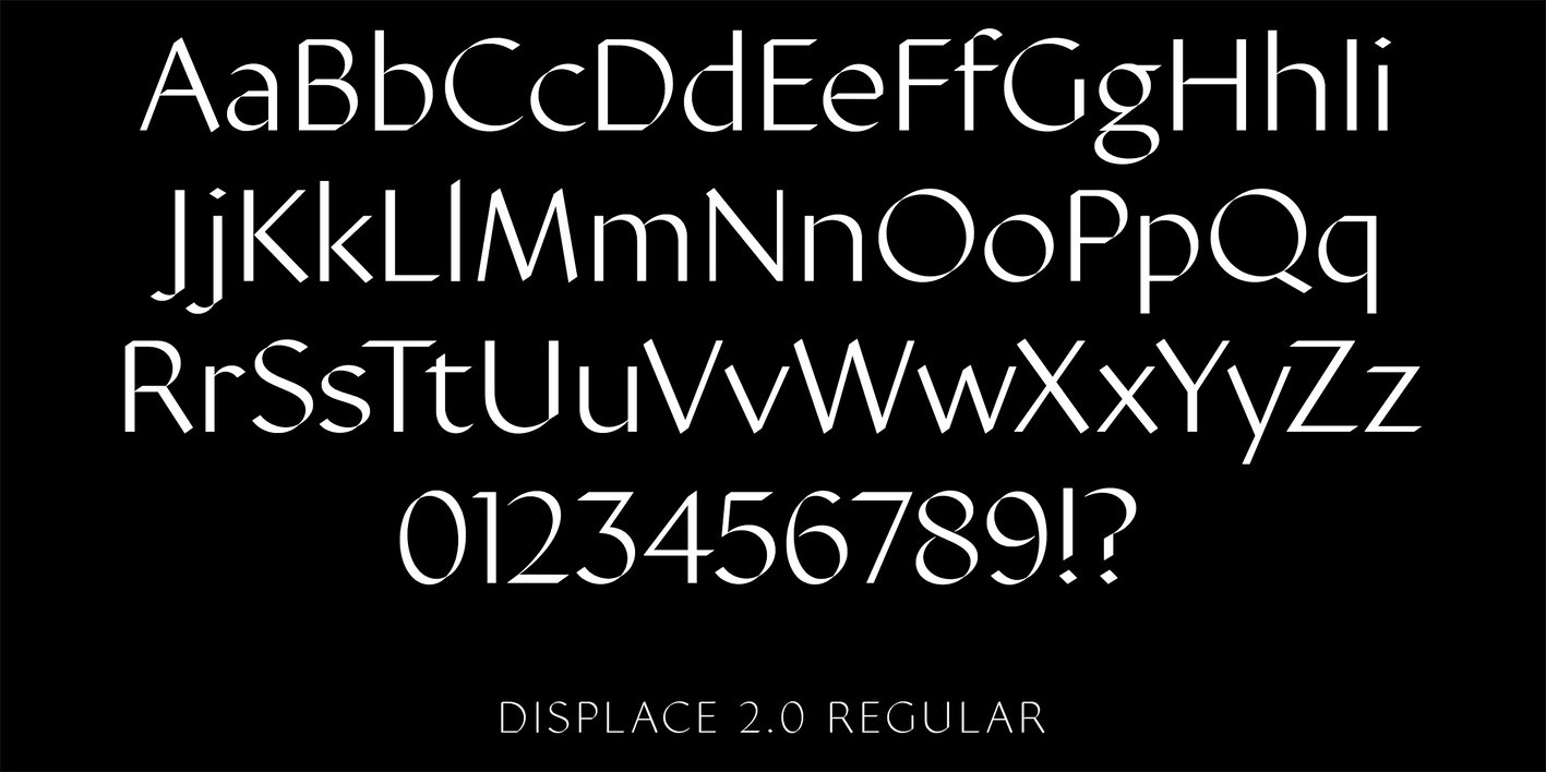 Displace 2.0 Font Free Download