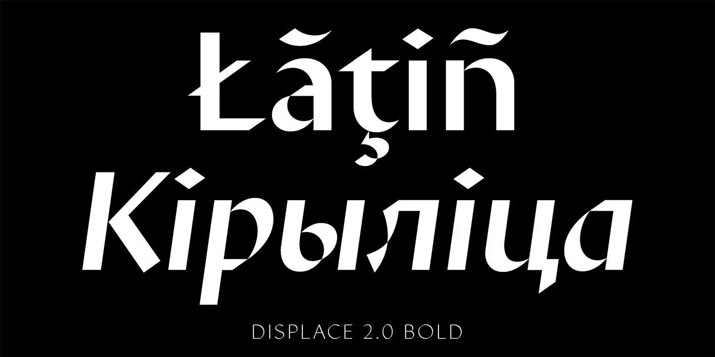 Displace 2.0 Font
