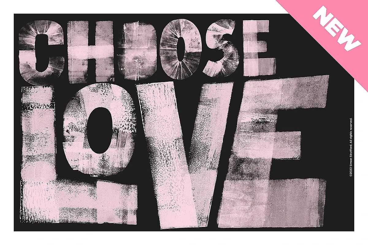 Display font Choose Love sans serif Free Download Free Download