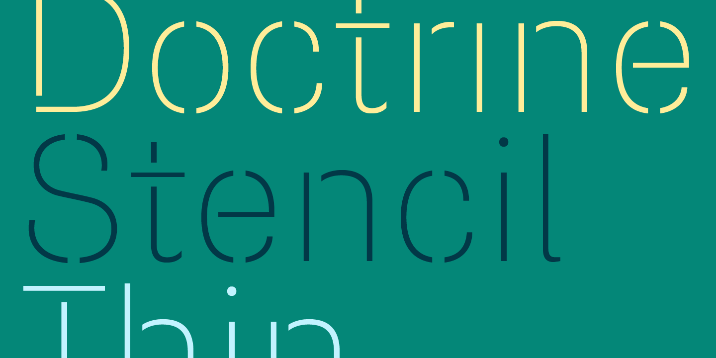 Doctrine Stencil Free Download Free Download