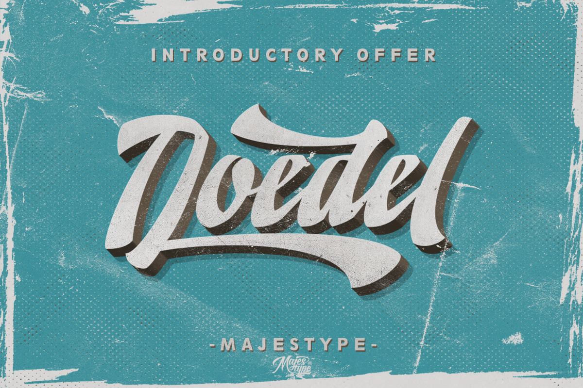 Doedel - Retro Vintage Font Free Download Free Download