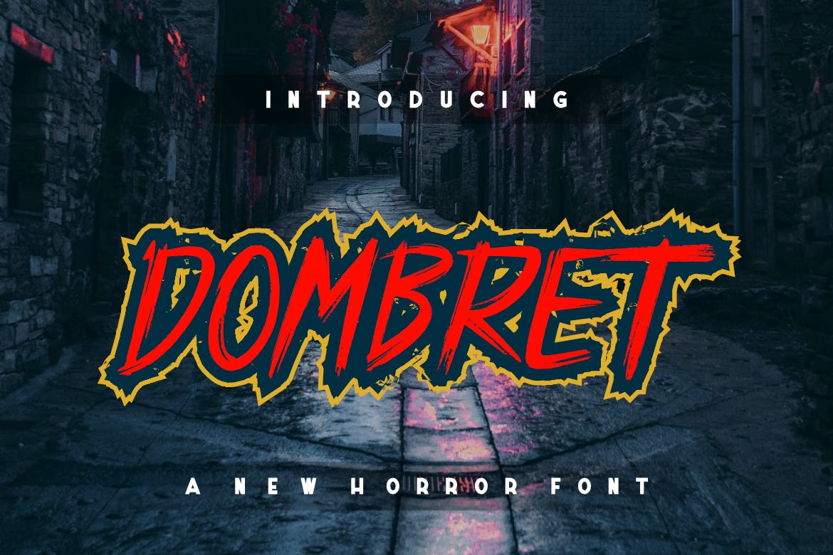 Dombret a New Horror Font Free Download