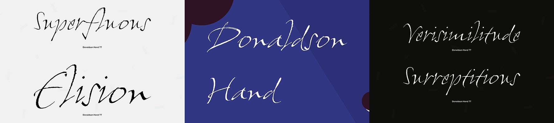 Donaldson Hand Font Free Download