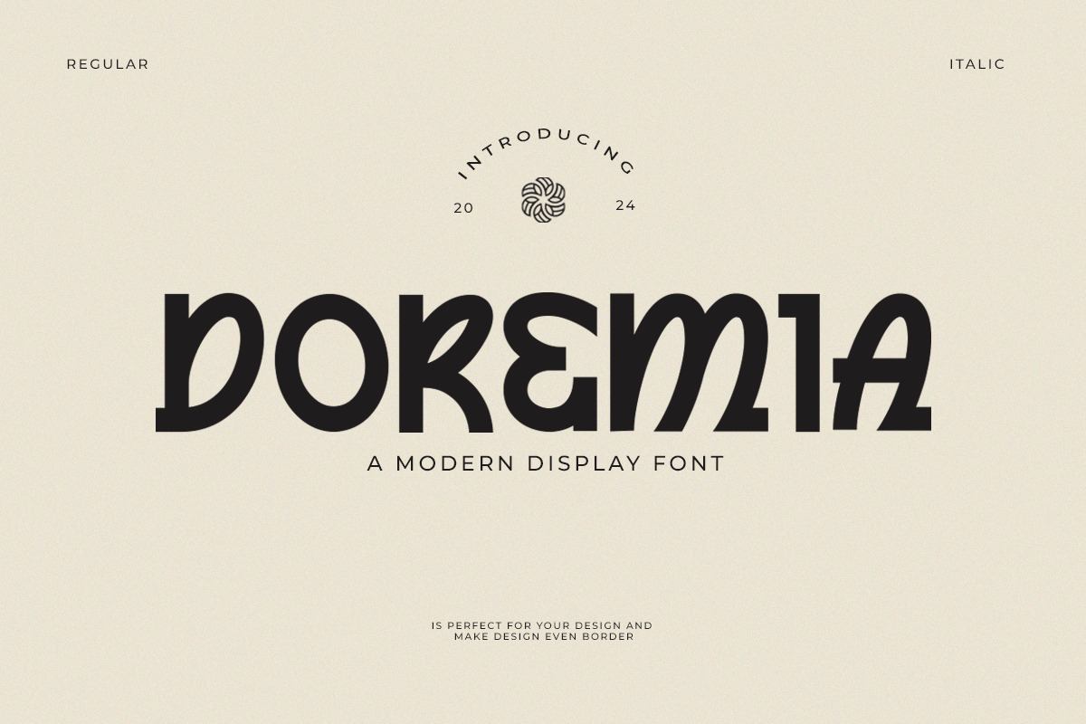 Doremia - Modern Typeface Free Download Free Download