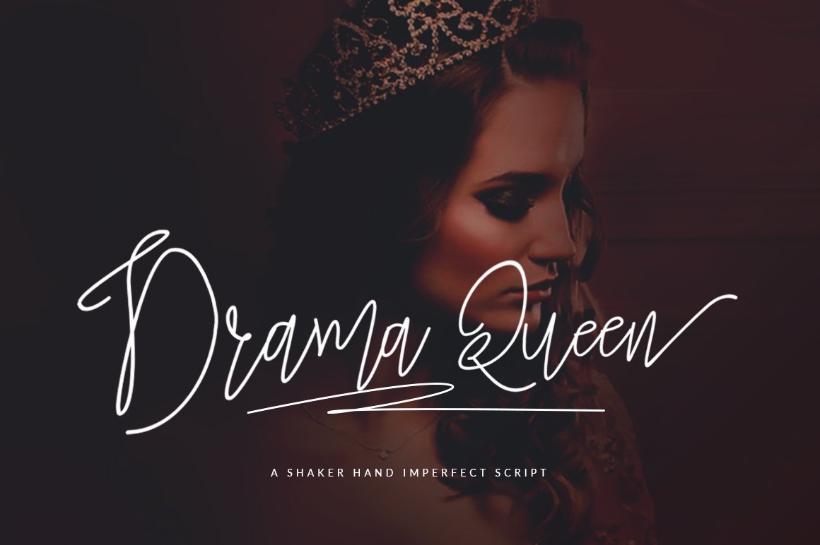 Drama Queen Script Font Free Download