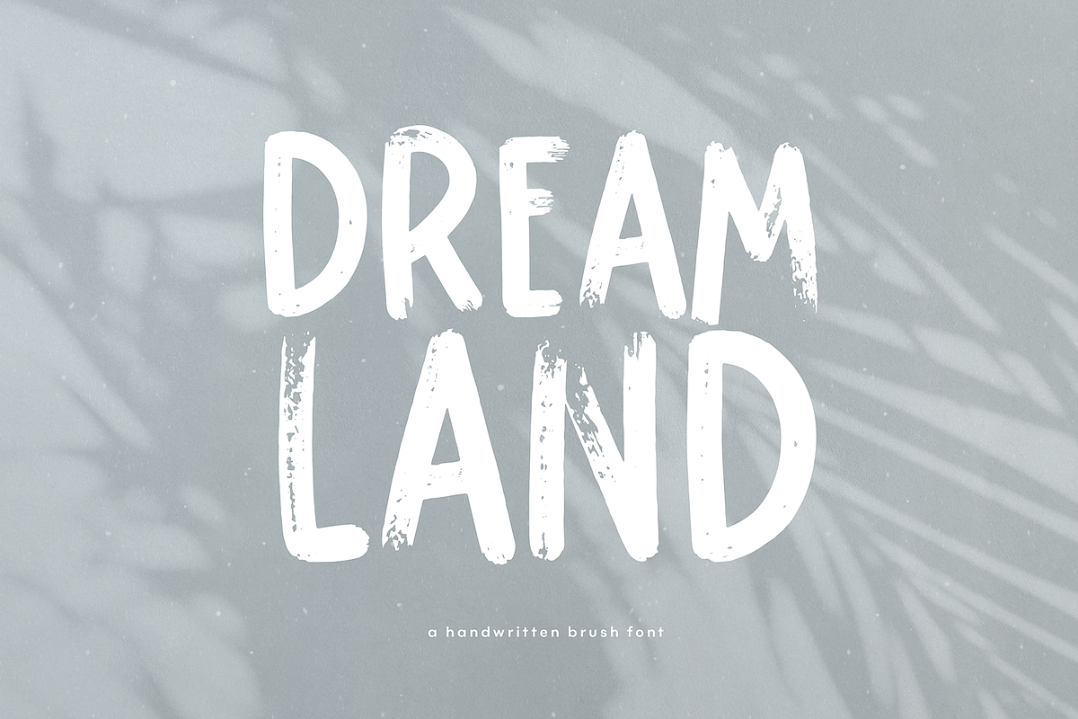 Dreamland | Handwritten Brush Font Free Download Free Download