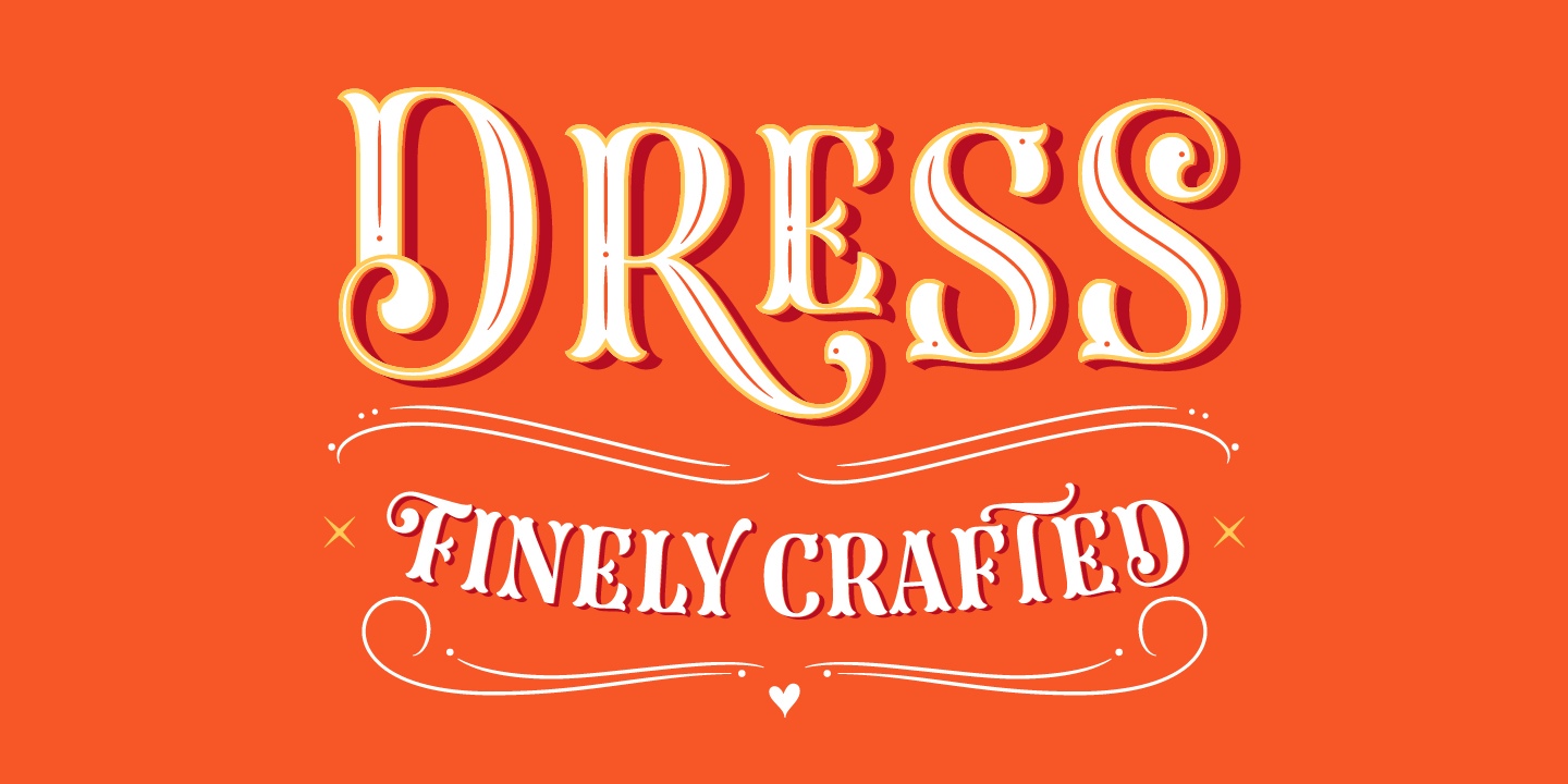 Dress - Complete Font Family Free Download