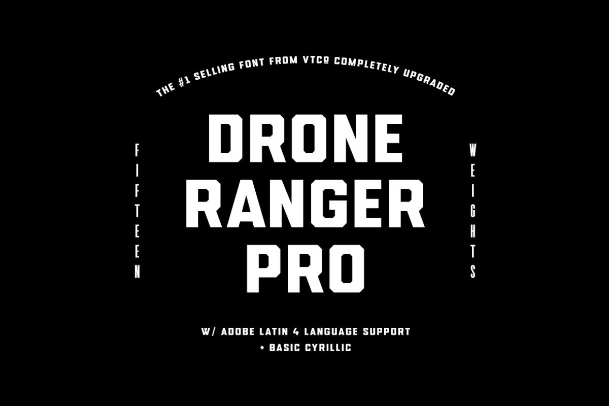 Drone Ranger PRO Font Family Free Download Free Download