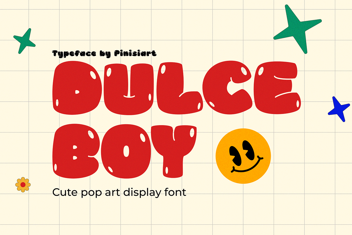 Dulce Boy – Pop Art Display Font Free Download Free Download