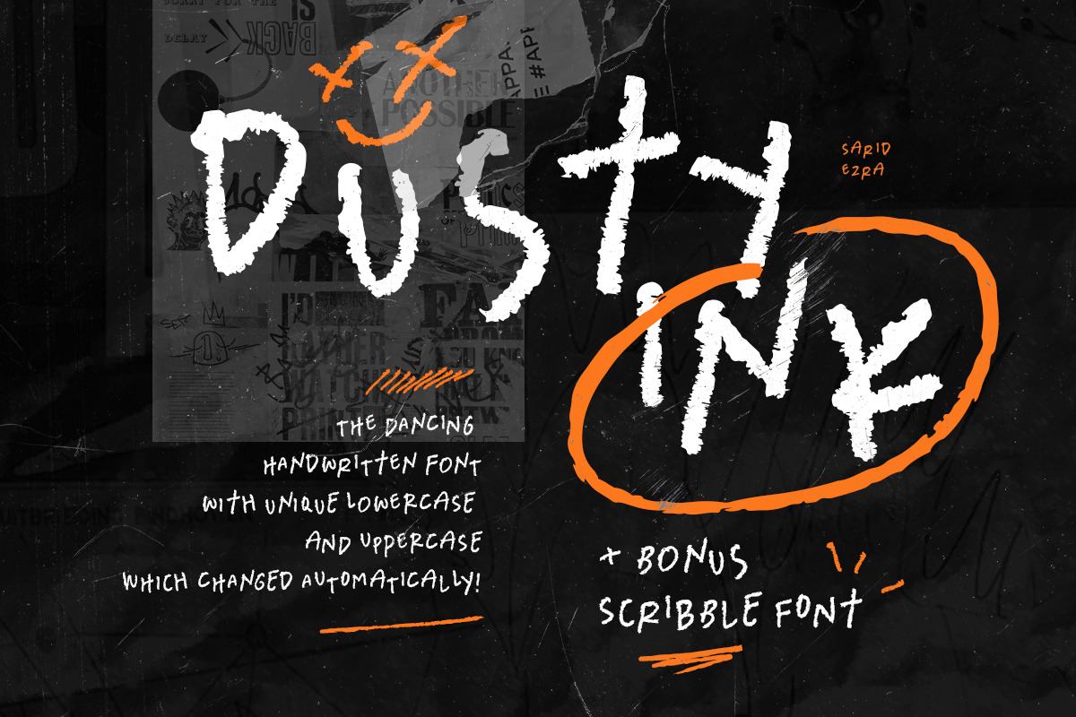 Dusty Ink + Scribble Font Free Download Free Download