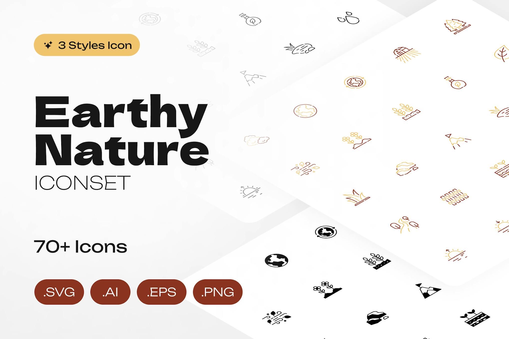 Earthy Icons Set Free Download