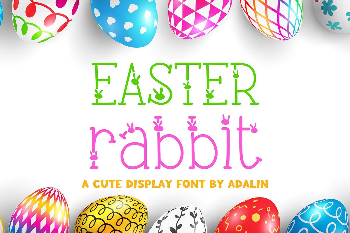 Easter Rabbit - Display Font Free Download Free Download