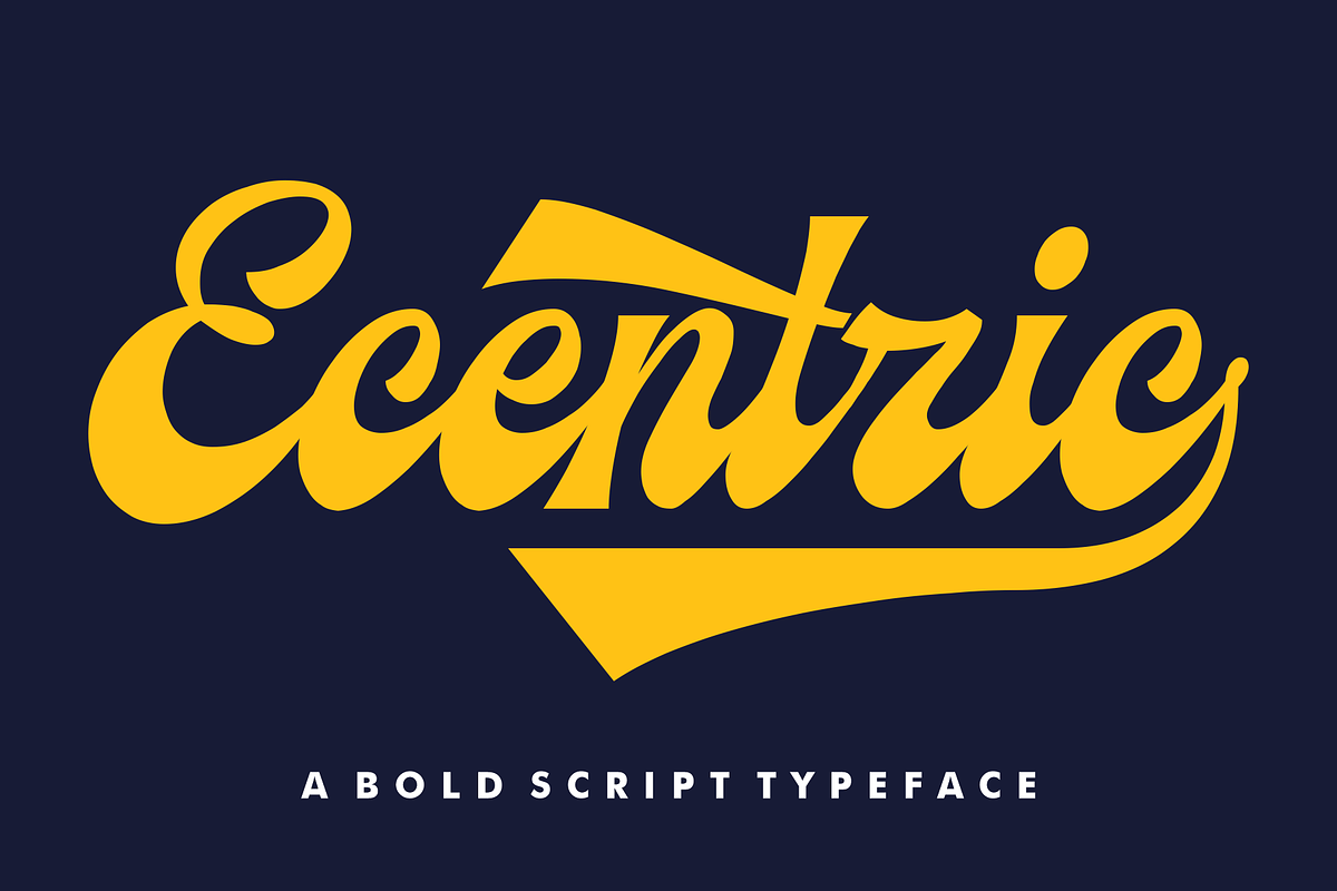 Ecentric Retro Fonts Free Download Free Download