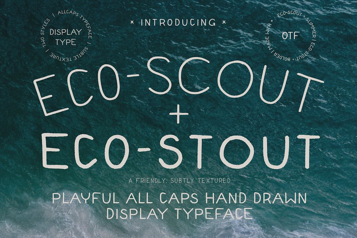 Eco Scout Playful Hand Drawn Type Free Download Free Download