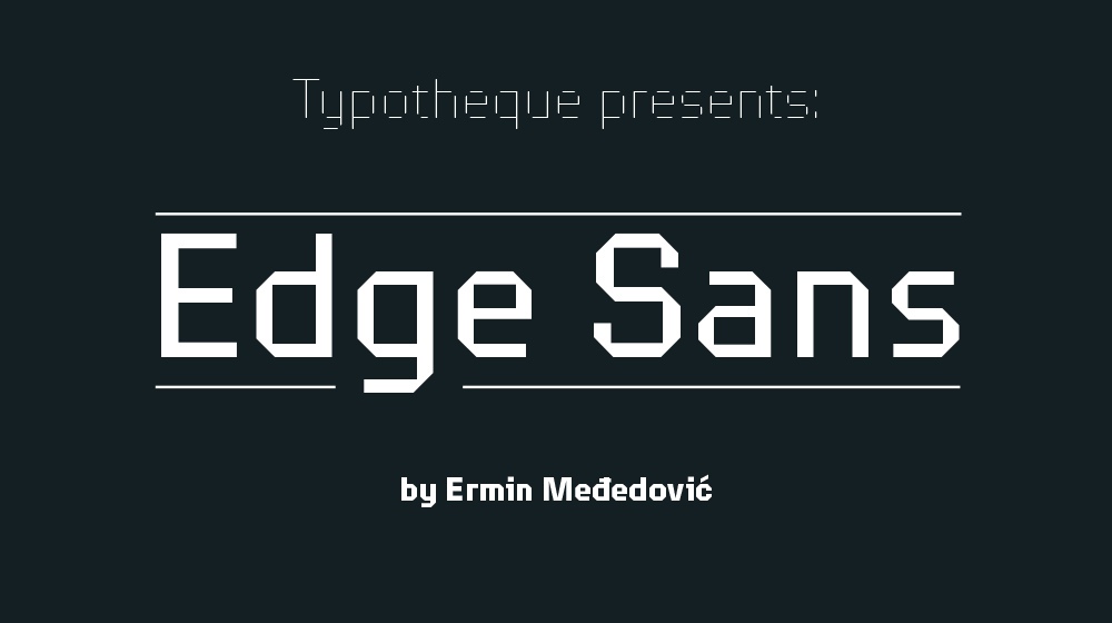 Edge Sans Font Free Download