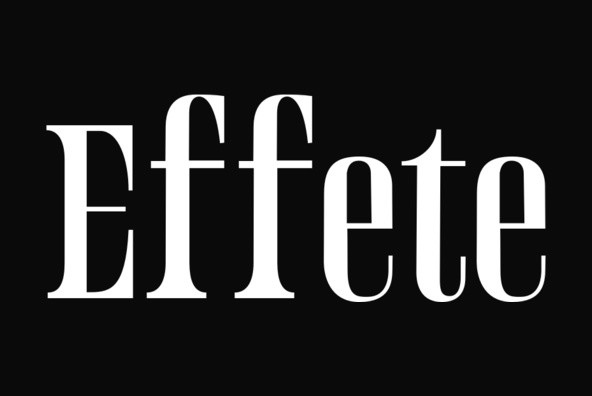 Effete Font Free Download