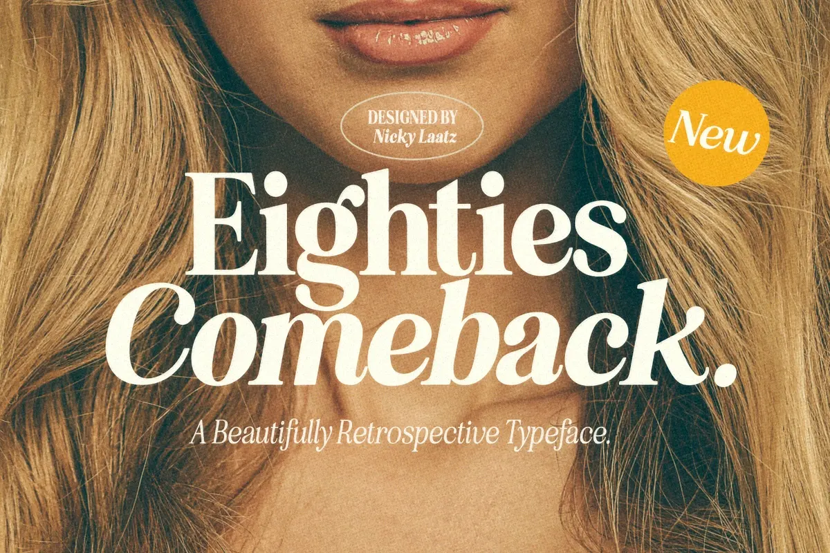 Eighties Comeback Serif (70 fonts) Free Download Free Download