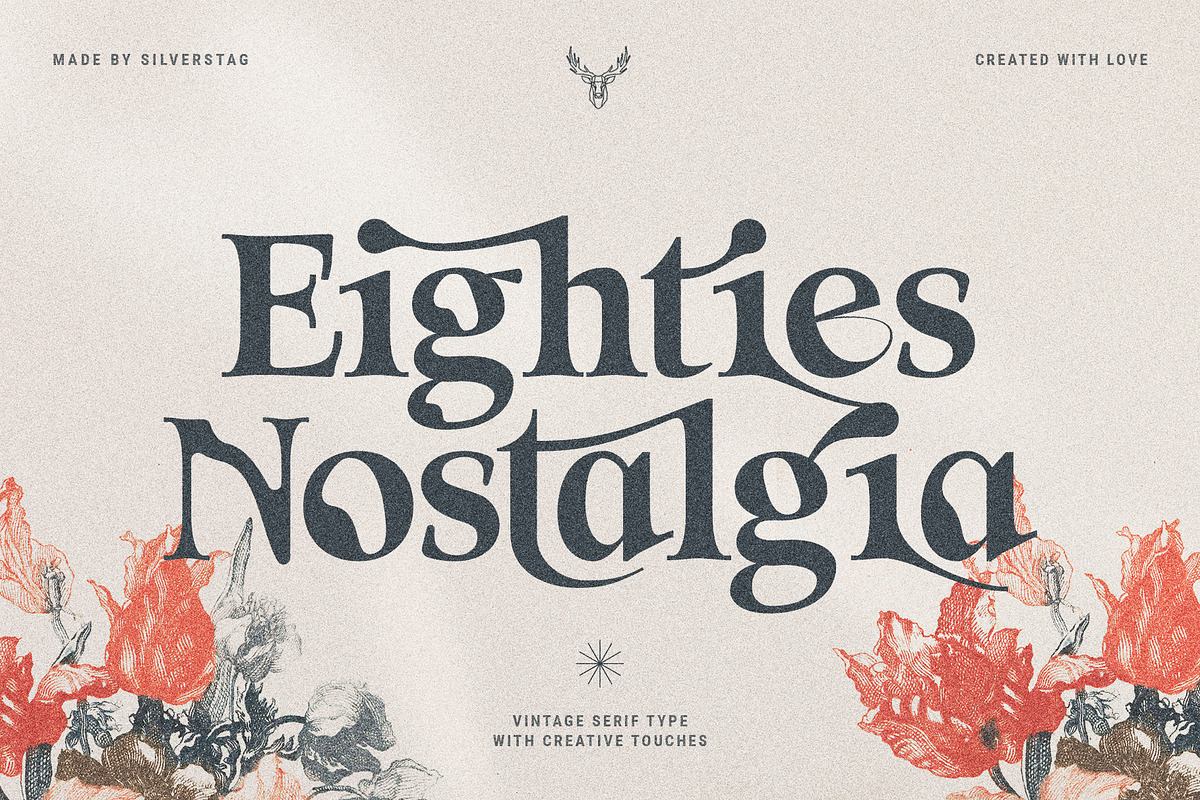 Eighties Nostalgia - Ligature Serif Free Download Free Download