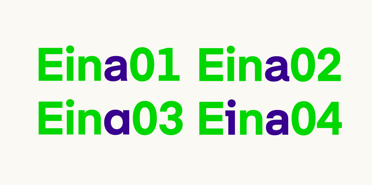 Eina Font Free Download