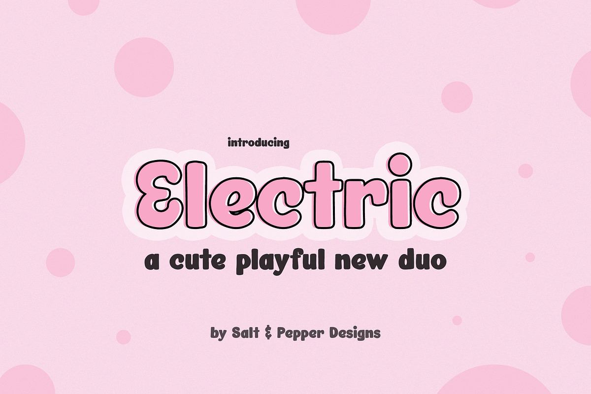 Electric Font Duo Free Download Free Download