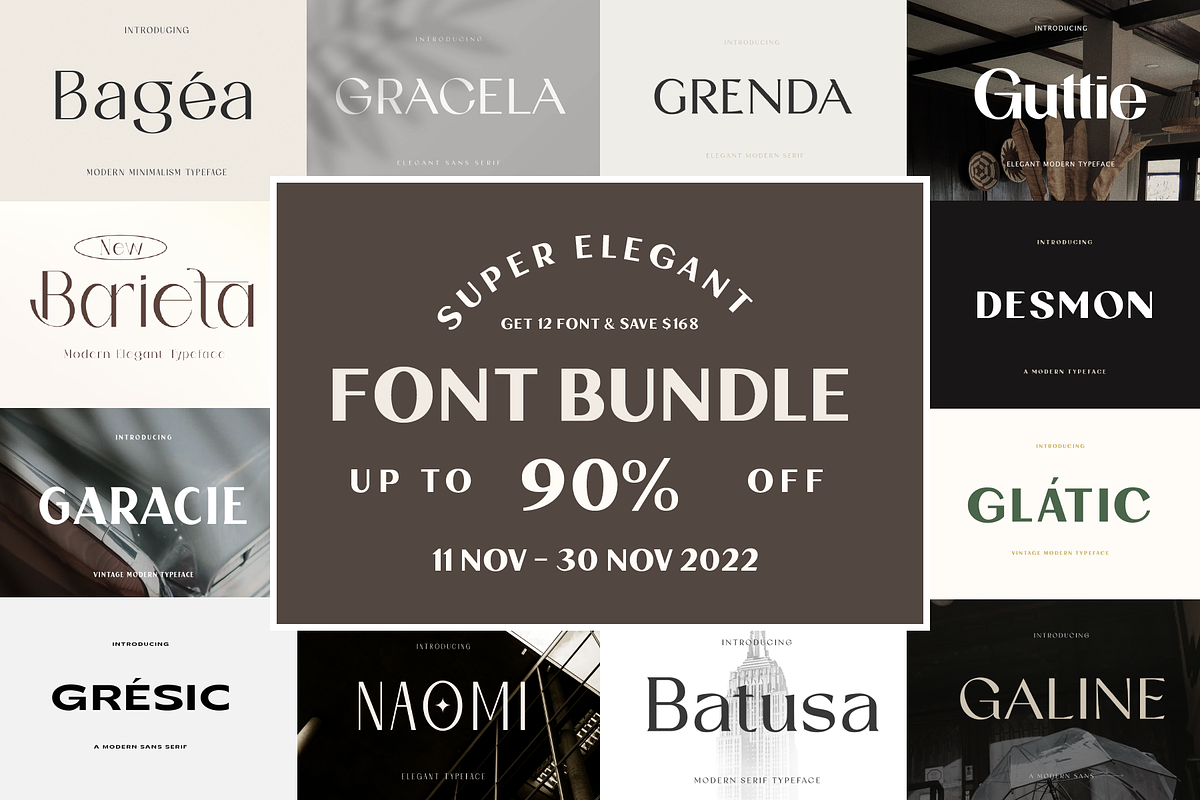 Elegant Modern Bundle Fonts Free Download Free Download