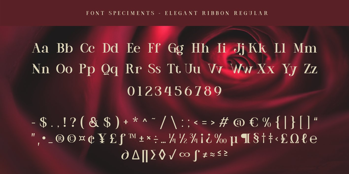 Elegant Ribbon Font Free Download