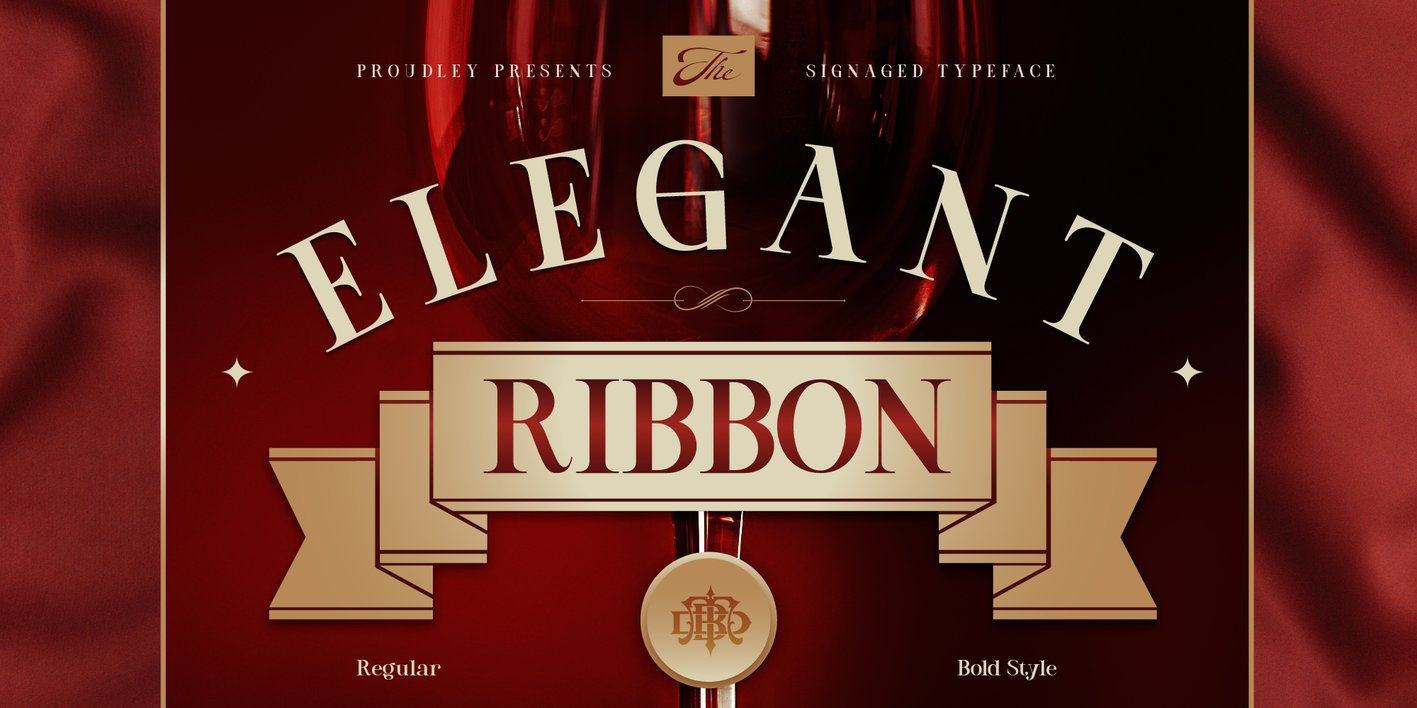 Elegant Ribbon Font Free Download